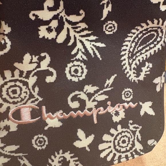 Champion Black and White Floral Crossbody Bag - Picture 3 of 16